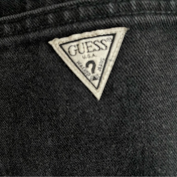 Men's Vintage Guess Jeans Black style 39001 made in the USA size 36 - Picture 3 of 10